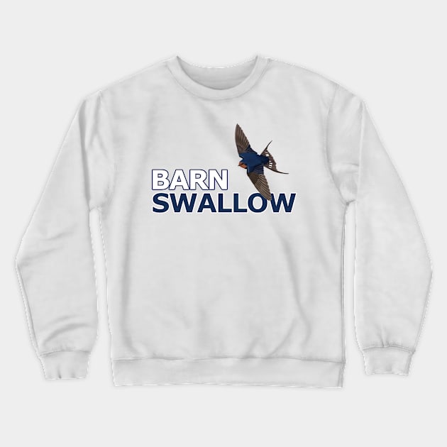 jz.birds Barn Swallow Bird Watching Birder Design Crewneck Sweatshirt by jzbirds